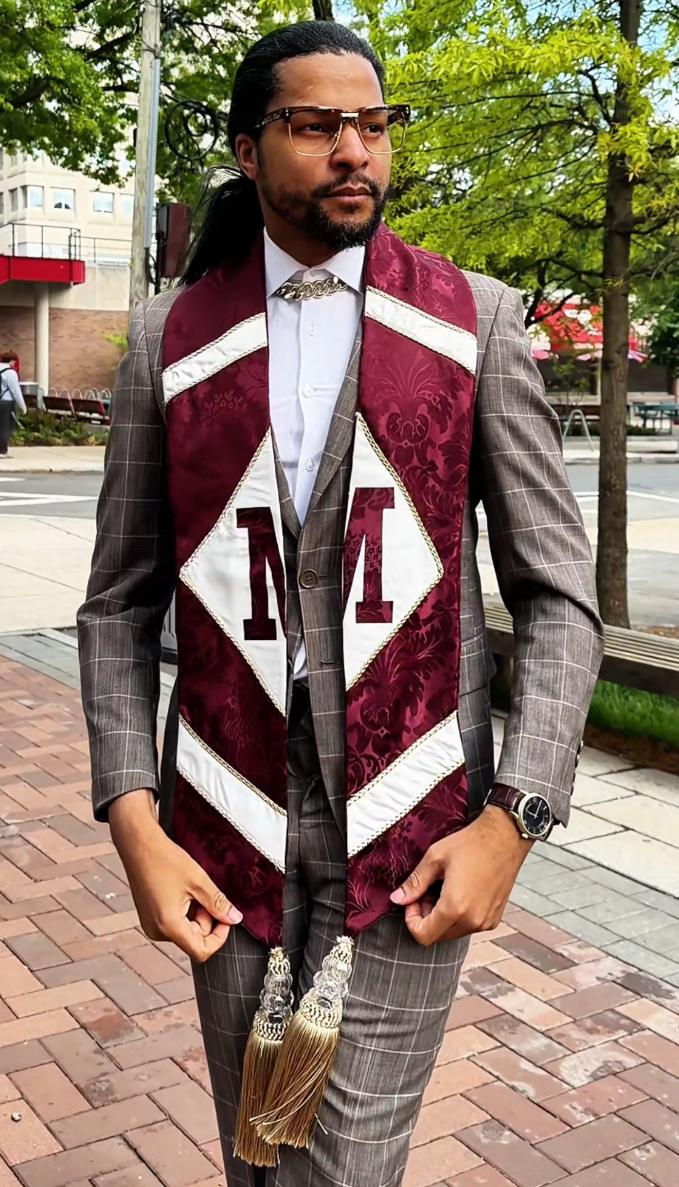 Morehouse Luxury Graduation Stole